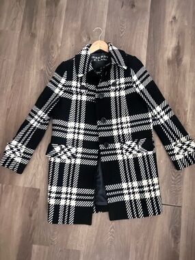 Burberry Blue Label Plaid Coat